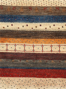 Contemporary Sand Brown Modern Rug, con1605