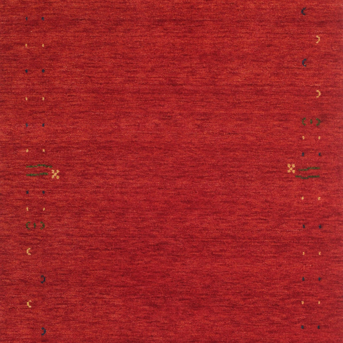 Machine Washable Contemporary Neon Red Rug, wshcon160