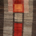 Square Contemporary Saffron Red Modern Rug, con1610