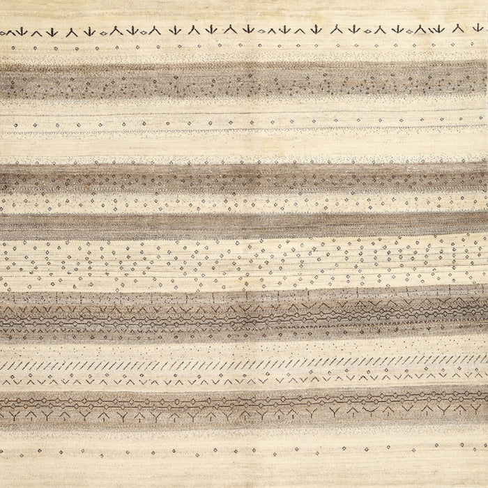 Sideview of Machine Washable Contemporary Gold Rug, wshcon1611