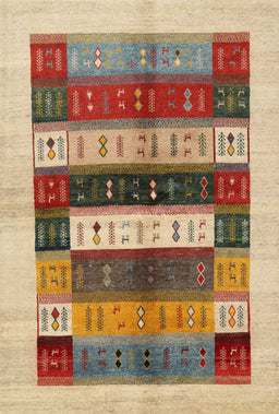 Contemporary Sienna Brown Modern Rug, con1614