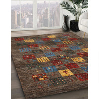 Contemporary Brown Modern Rug, con1616