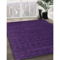 Contemporary Purple Modern Rug, con1619