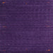 Sideview of Machine Washable Contemporary Purple Rug, wshcon1619
