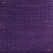 Square Contemporary Purple Modern Rug, con1619