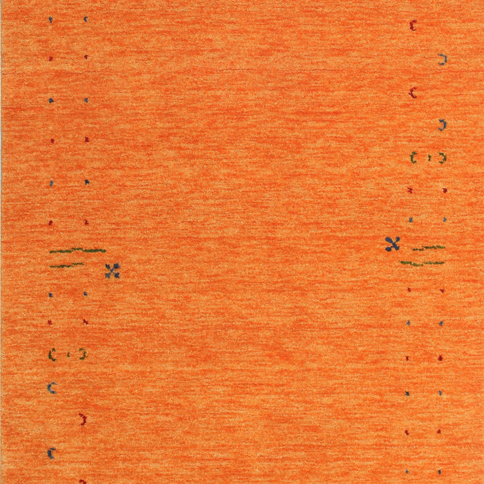 Contemporary Orange Red Modern Rug, con161