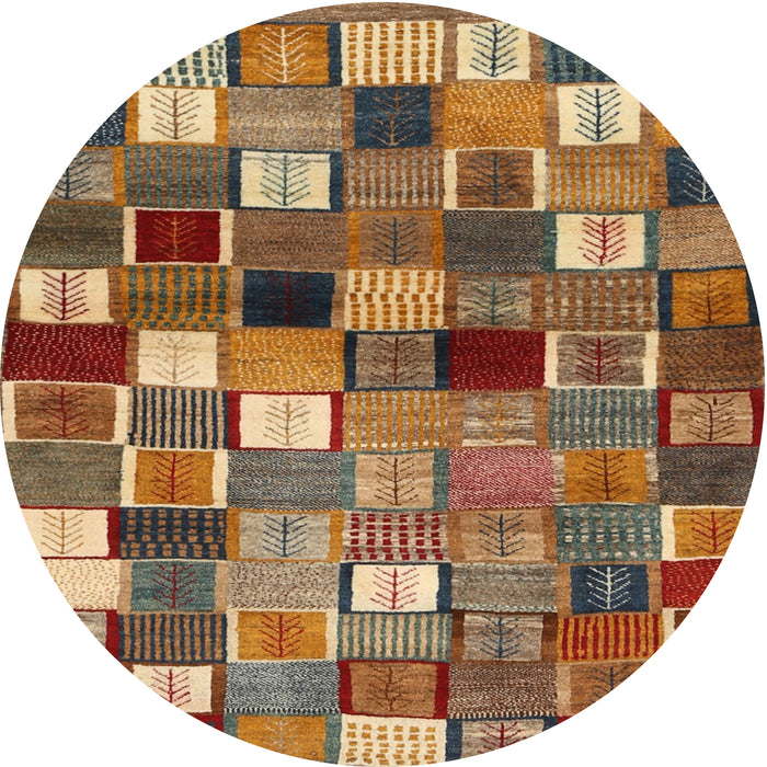 Square Machine Washable Contemporary Dark Sienna Brown Rug, wshcon1620