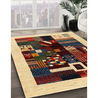 Contemporary Red Modern Rug, con1623