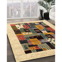 Machine Washable Contemporary Sangria Brown Rug in a Family Room, wshcon1625