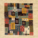 Sideview of Machine Washable Contemporary Sangria Brown Rug, wshcon1625