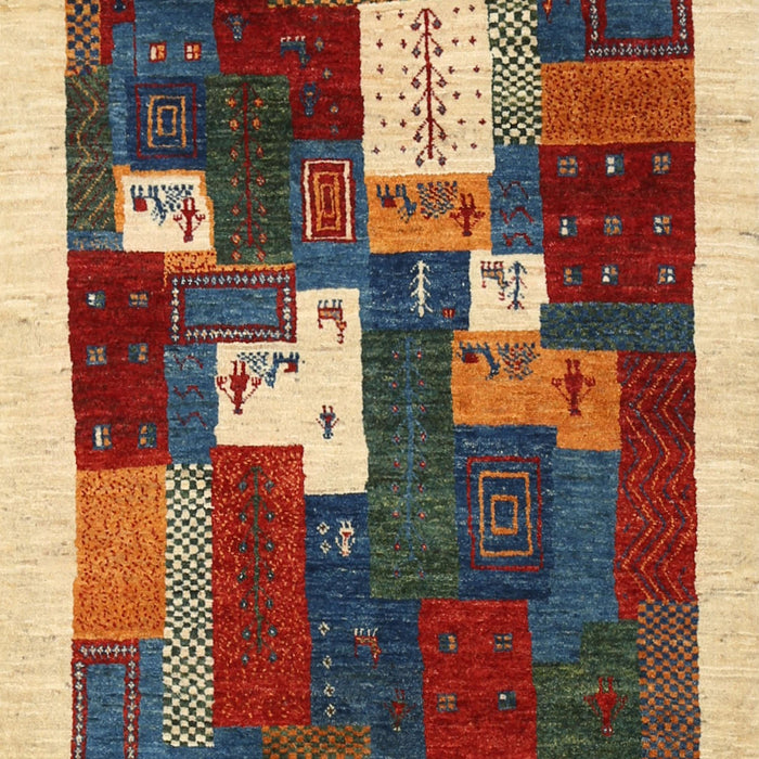 Machine Washable Contemporary Brown Green Rug, wshcon1626