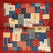 Sideview of Machine Washable Contemporary Red Rug, wshcon1627