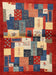 Contemporary Red Modern Rug, con1627