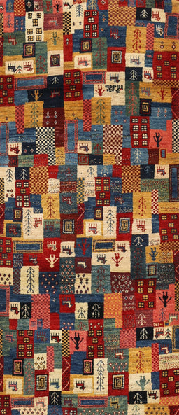 Contemporary Saffron Red Modern Rug, con1628