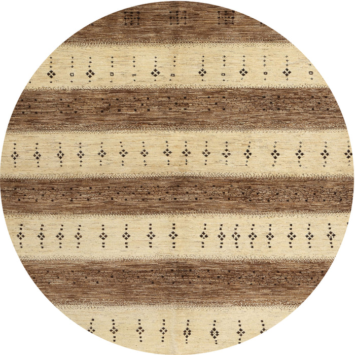 Sideview of Contemporary Light Brown Modern Rug, con1632