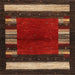 Sideview of Machine Washable Contemporary Sienna Brown Rug, wshcon1633