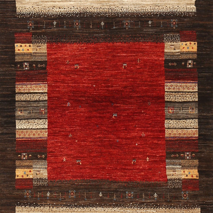 Machine Washable Contemporary Sienna Brown Rug, wshcon1633