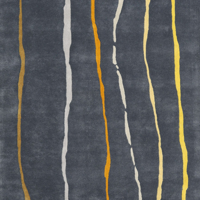 Machine Washable Contemporary Cloudy Gray Rug, wshcon1637