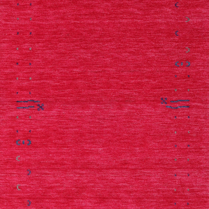 Machine Washable Contemporary Red Rug, wshcon1638
