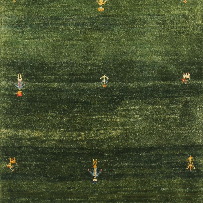 Machine Washable Contemporary Dark Forest Green Rug, wshcon1640