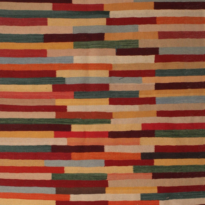 Machine Washable Contemporary Tomato Red Rug, wshcon1642