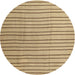 Square Machine Washable Contemporary Copper Brown Rug, wshcon1643