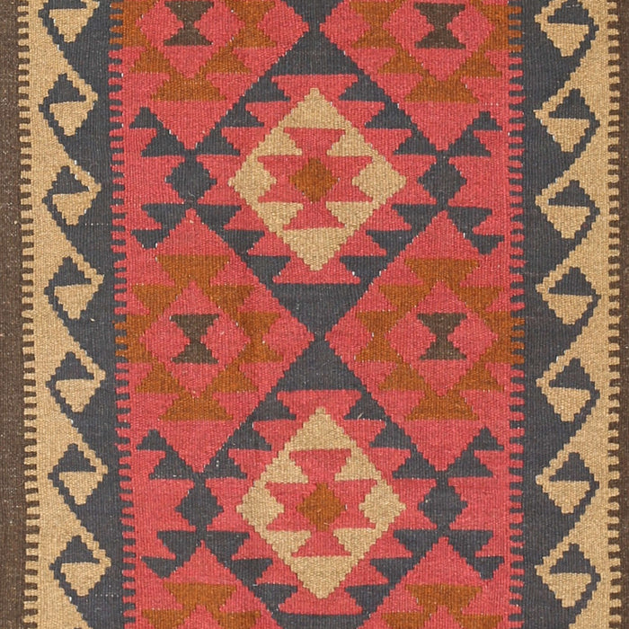 Machine Washable Contemporary Red Rug, wshcon1646