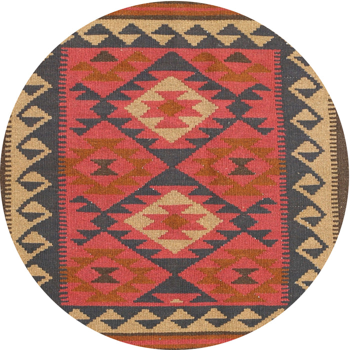 Sideview of Contemporary Red Oriental Rug, con1646