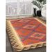 Machine Washable Contemporary Red Rug in a Family Room, wshcon1647