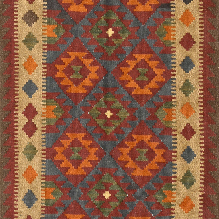 Contemporary Light Brown Southwestern Rug, con1648
