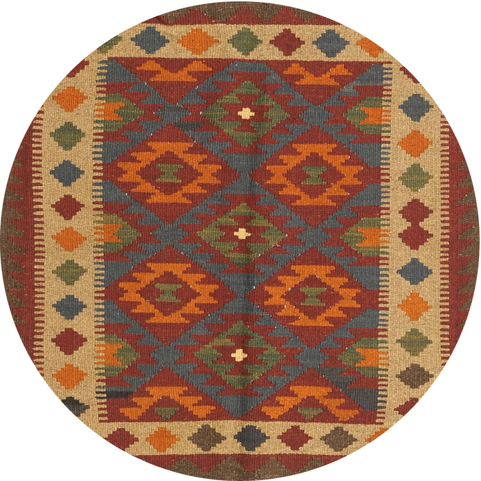 Square Machine Washable Contemporary Light Brown Rug, wshcon1648