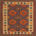 Sideview of Machine Washable Contemporary Light Brown Rug, wshcon1648