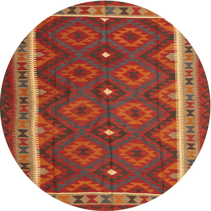 Square Machine Washable Contemporary Light Brown Rug, wshcon1651