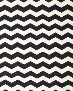 Contemporary Charcoal Black Modern Rug, con1652