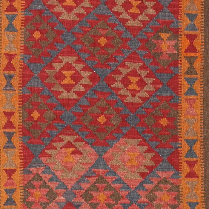 Machine Washable Contemporary Red Rug, wshcon1655