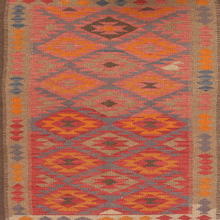 Square Contemporary Red Oriental Rug, con1656