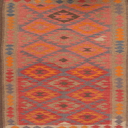 Sideview of Machine Washable Contemporary Fire Red Rug, wshcon1656