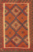 Contemporary Neon Red Oriental Rug, con1659