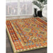 Machine Washable Contemporary Gold Rug in a Family Room, wshcon1663