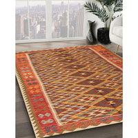 Contemporary Red Oriental Rug, con1665