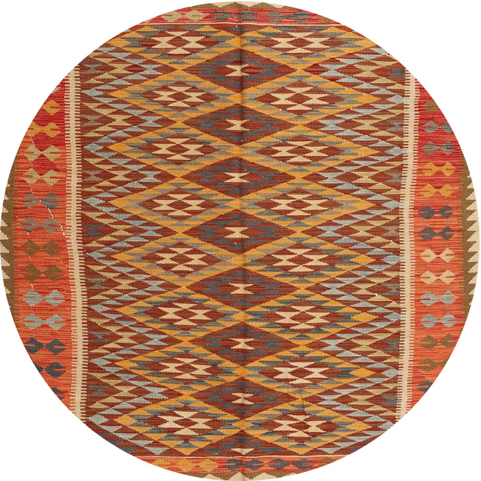 Square Machine Washable Contemporary Red Rug, wshcon1665