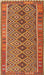 Contemporary Red Oriental Rug, con1665