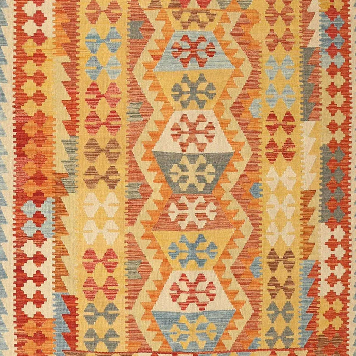 Contemporary Orange Modern Rug, con1672