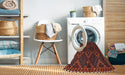 Machine Washable Contemporary Chestnut Brown Rug in a Washing Machine, wshcon1676