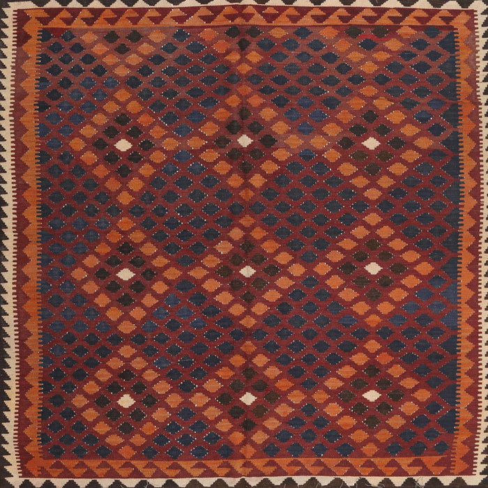 Sideview of Machine Washable Contemporary Chestnut Brown Rug, wshcon1676