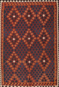 Machine Washable Contemporary Chestnut Brown Rug, wshcon1676