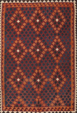 Machine Washable Contemporary Chestnut Brown Rug, wshcon1676