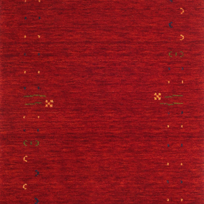 Machine Washable Contemporary Red Rug, wshcon167