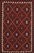 Contemporary Dark Brown Oriental Rug, con1682