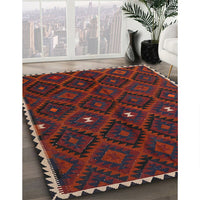 Contemporary Red Oriental Rug, con1683